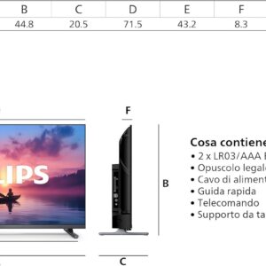 Smart TV Philips 40PFS6000/12 40″ LED Full HD