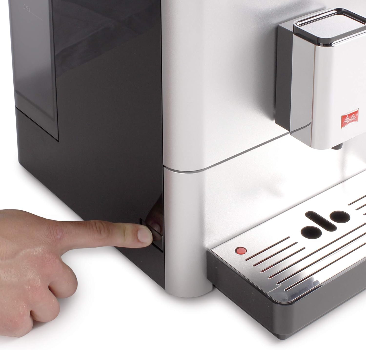 Melitta Caffeo Passione OT F531-101 Macchina da Caffè Completamente Automatica - Funzione One Touch, Due Tazze, Argento - immagine 8